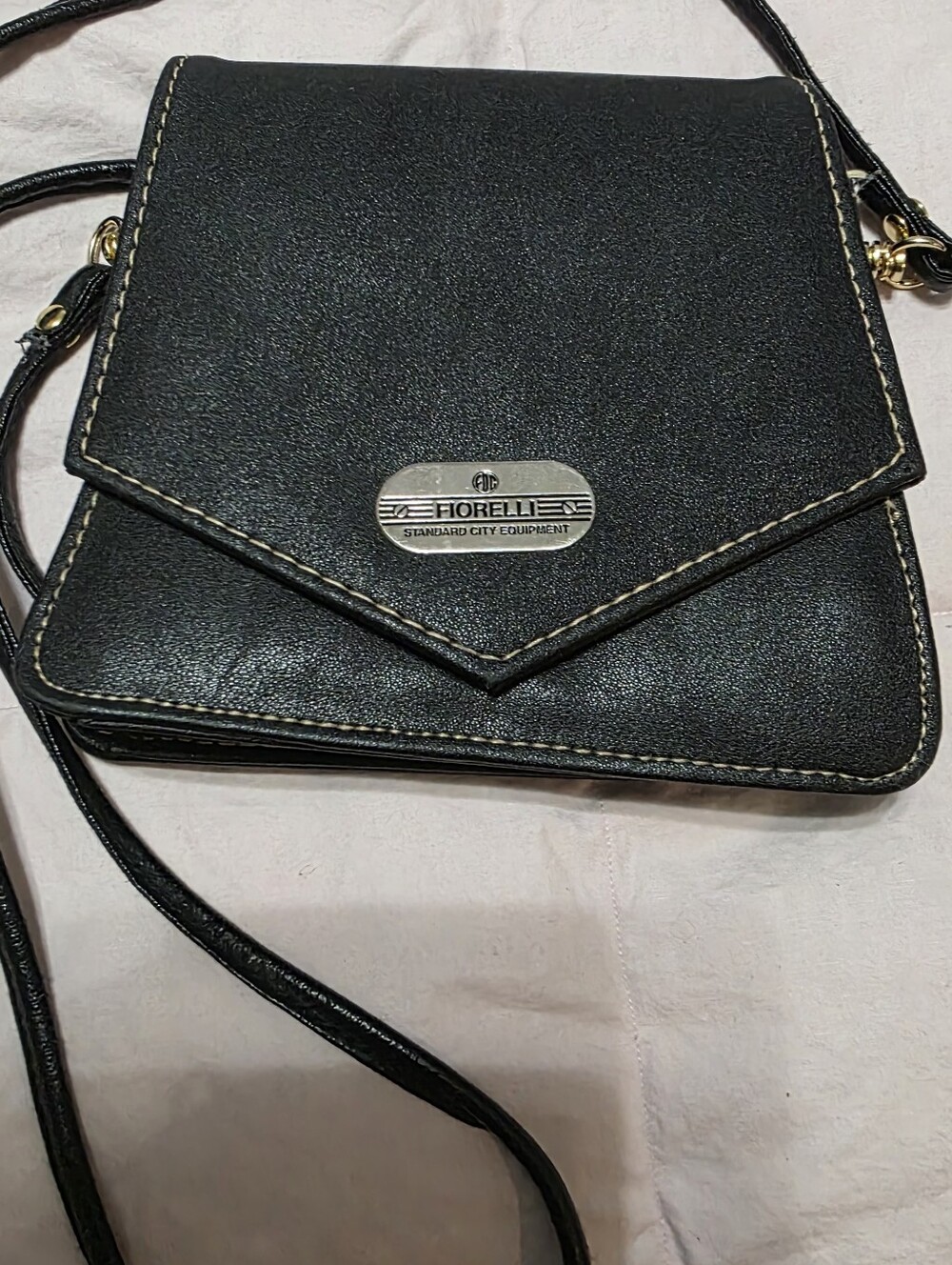 Fiorelli Black Crossbody Bag - Compact Leather Shoulder Purse